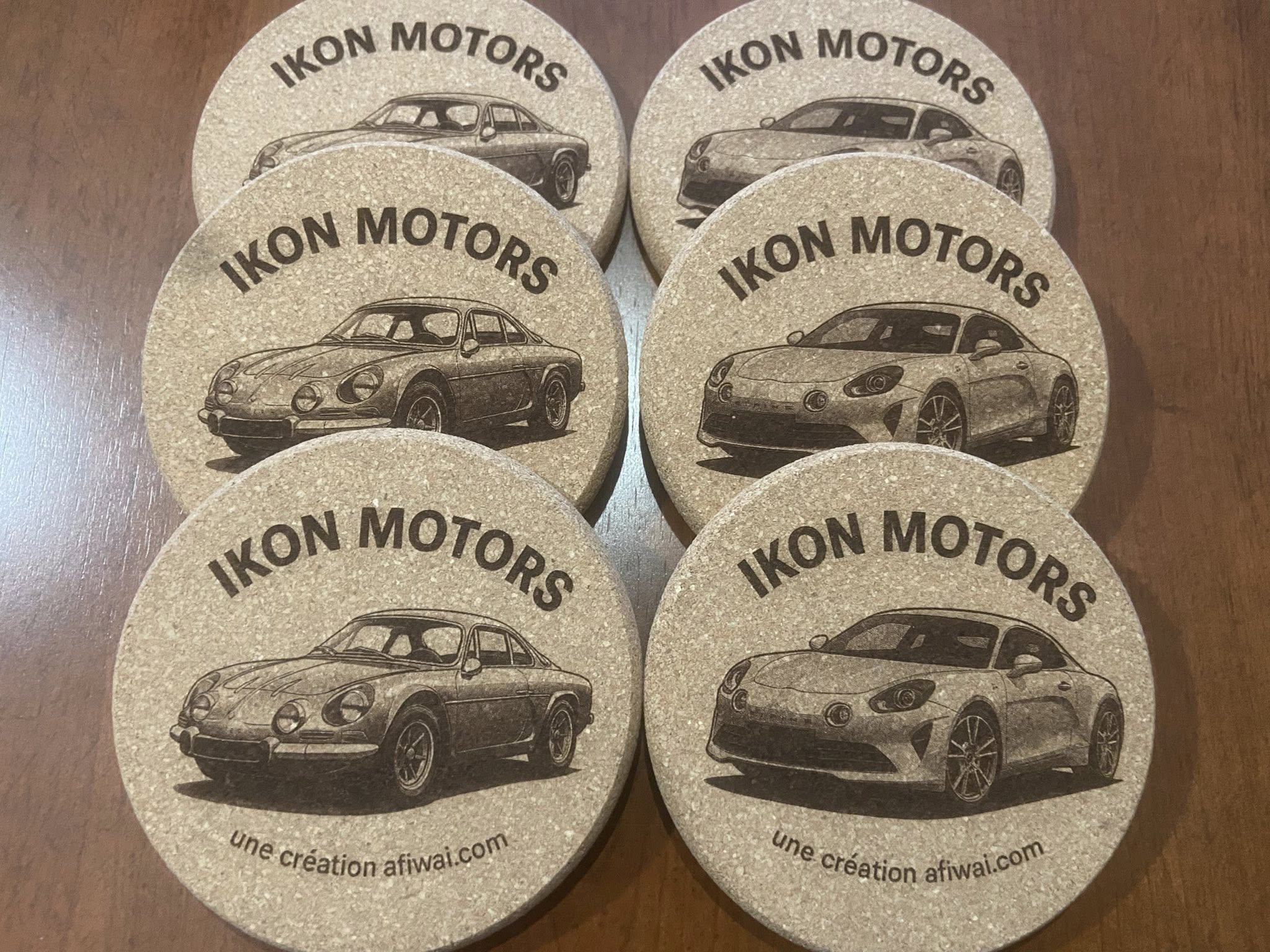 Dessous de verre en liège (x6)