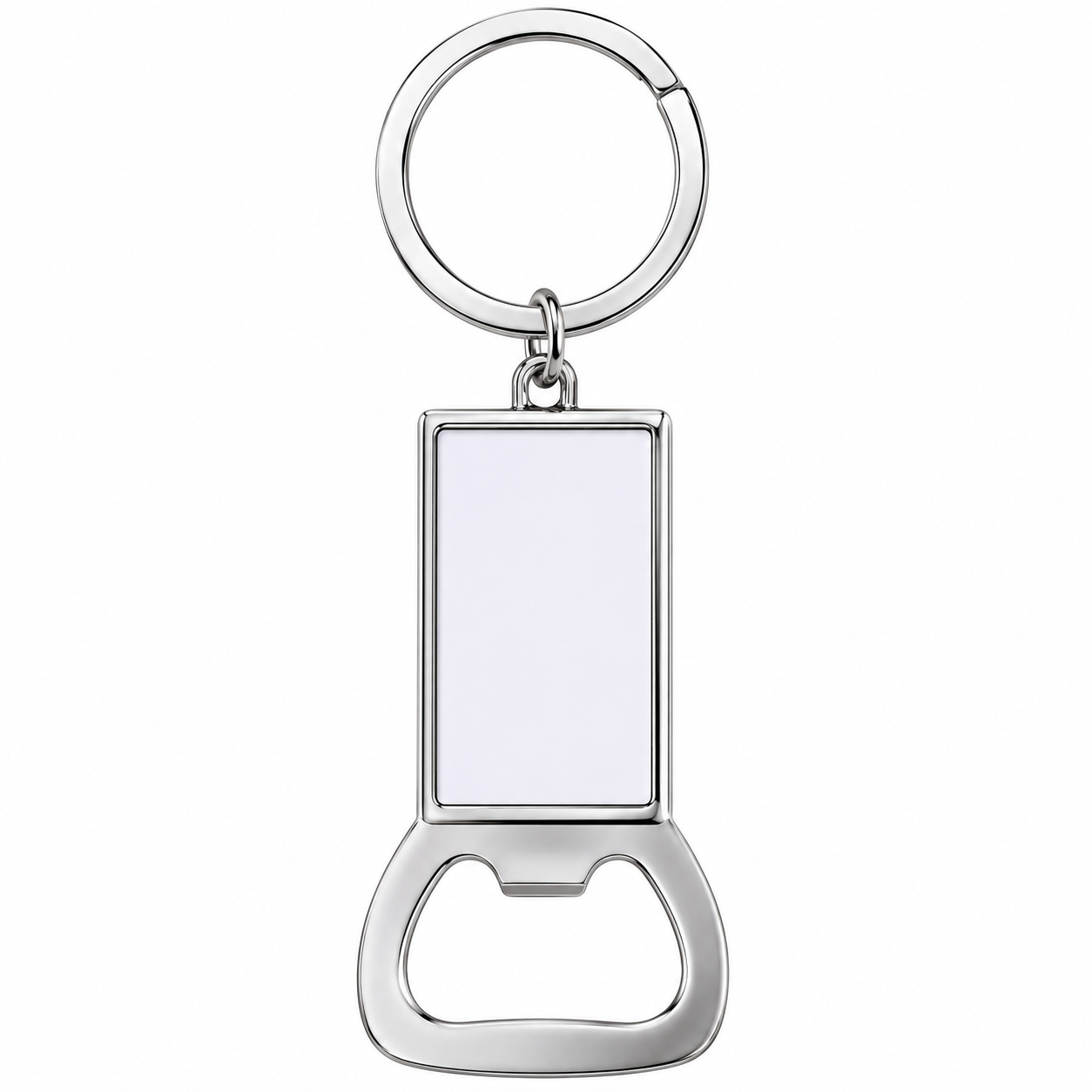 Porte clé décapsuleur rectangulaire