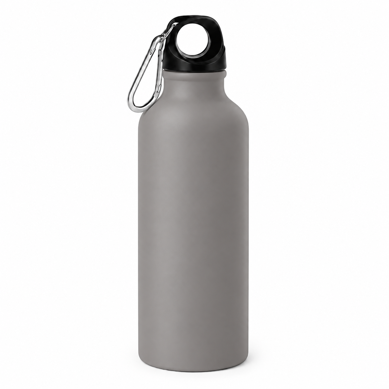 Gourde aluminium 530ml avec mousqueton